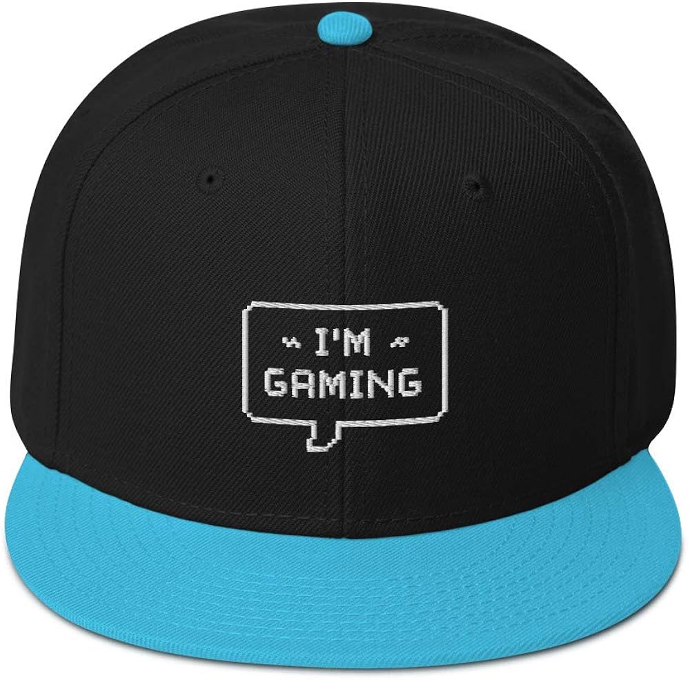 Do Not Disturb I'm Gaming Hat, Funny Gamer Snapback Hat High Profile at Amazon Men’s Clothing