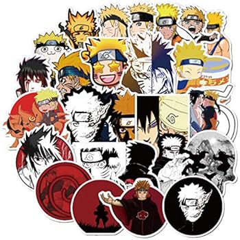 100Pcs Cartoon Anime Naruto Waterproof Stickers for Laptop Stickers Motorcycle Bicycle Skateboard Luggage Decal Graffiti Patches Stickers