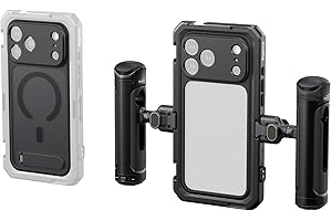SmallRig Phone Video Cage Dual Handheld Kit for iPhone 17 Pro Max, Phone Rig with Wireless Quick Release Side Handle, 17mm T-Mount Lens Backplate for Video Recording/YouTube/Live Streaming/Vlog - 5541