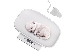 Digital Pet Scale, Puppy Whelping Supplies, Accurate Small Animal Scale for Puppies/Kitten/Dog/Cat/Hedgehog, Multi-Function L