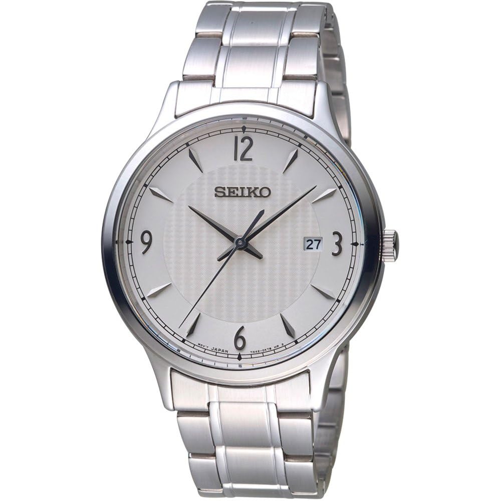Seiko Mens Quartz Watch, Analogue Classic Display and Stainless Steel Strap SGEH79P1