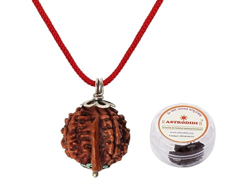 Astrodidi Nepali Ganesh Rudraksha Pendant with Lab Certificate