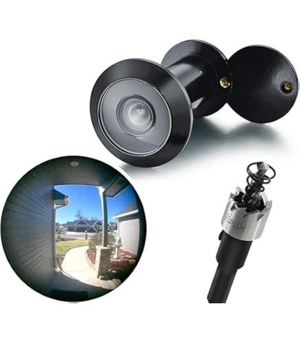 Sumnacon Safety Door Viewer,Solid Brass 220-degree Door Viewer