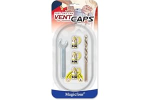 Magicfour Fuel Gas Can Vent Caps, 3 Pack Fuel Gas Tank Vent Caps Gas Can Replacement Vent Plug Gas Jug Vent Caps for Gas Fuel Water Can Jug to Allow Faster Flowing