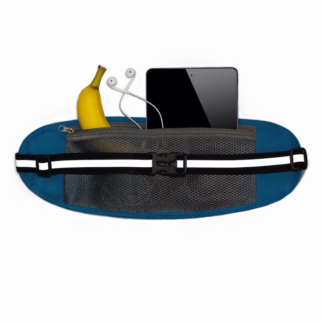 Waterproof, Nylon Hydration Belt for Hiking and Running - Waist Pack with 24 Ounce Water Bottle