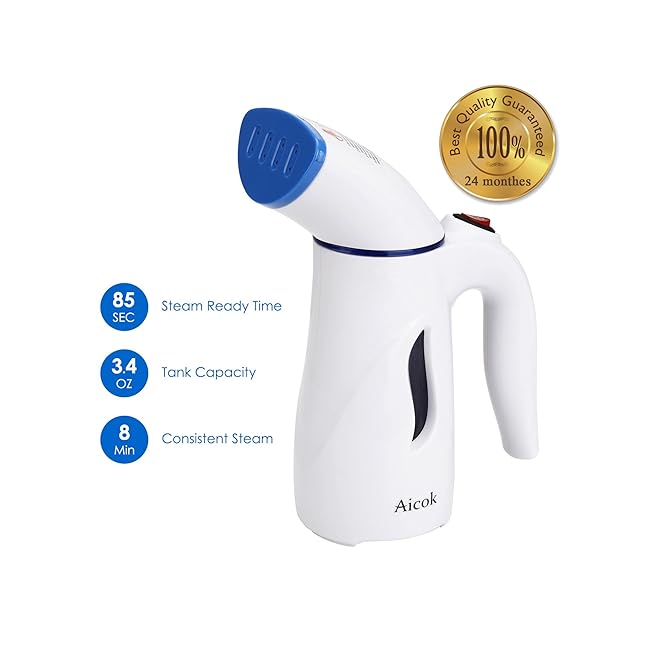 Aicok Clothes Steamer, 110ml Mini Handheld Gar...