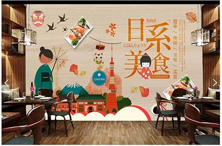 Mural Large Wallpaper Living Room Decoration Hand Painted Japanese