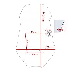 Motorcycle Windshield Windscreen Compatible with