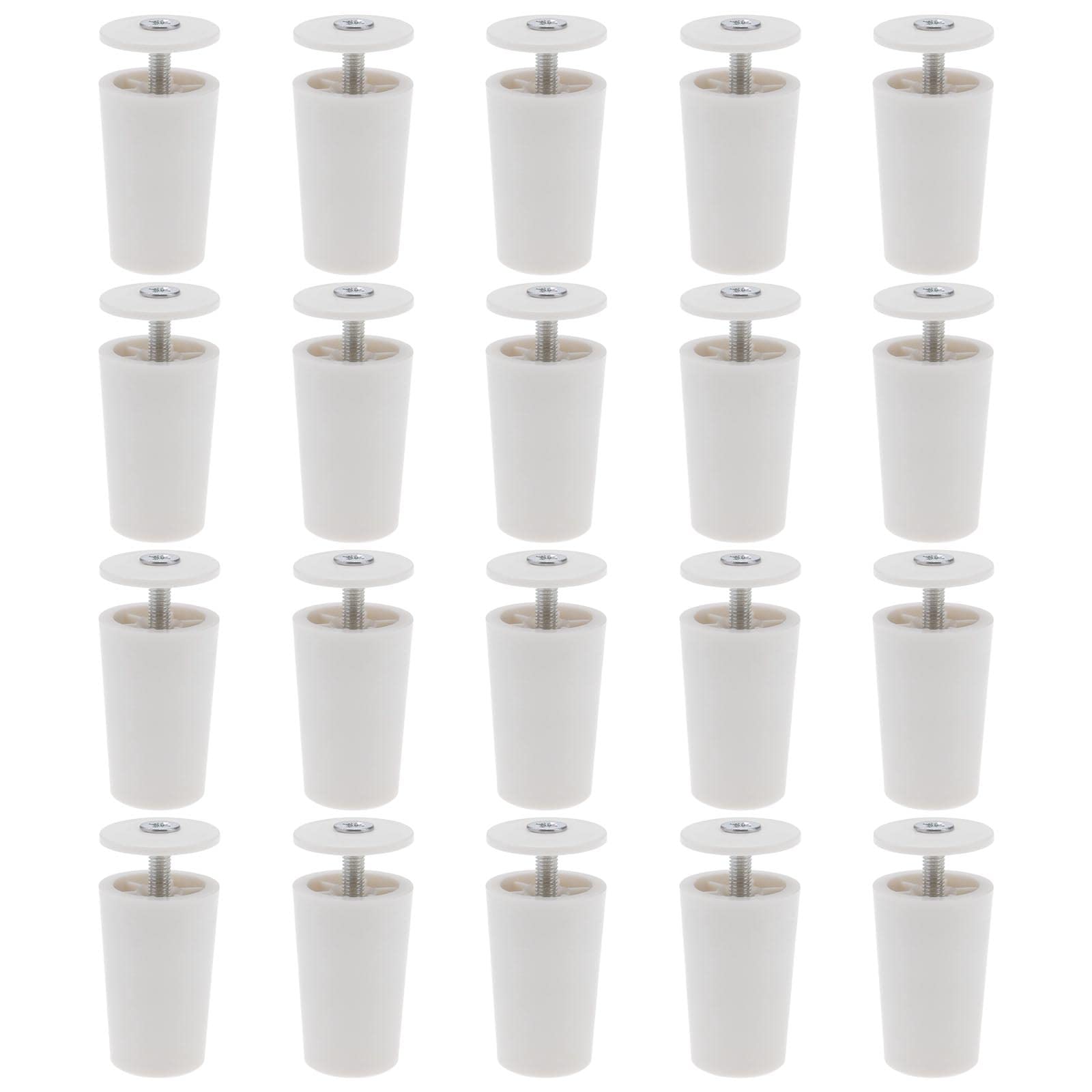 EMSea 20Pcs Buffer Stoppers Rolling Shutter Buffer Stops Plastic Rolling Shutter Cushion Stops Replacement Household Accessories 40mm