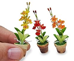 WitnyStore Tiny 2" High 3 Pieces Set Yellow Red