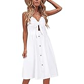VOTEPRETTY Women's Summer Dresses Spring Sundresses Beach Clothes Outfit Vacation 2024 V Neck Casual Tropical Resort Hawaiian