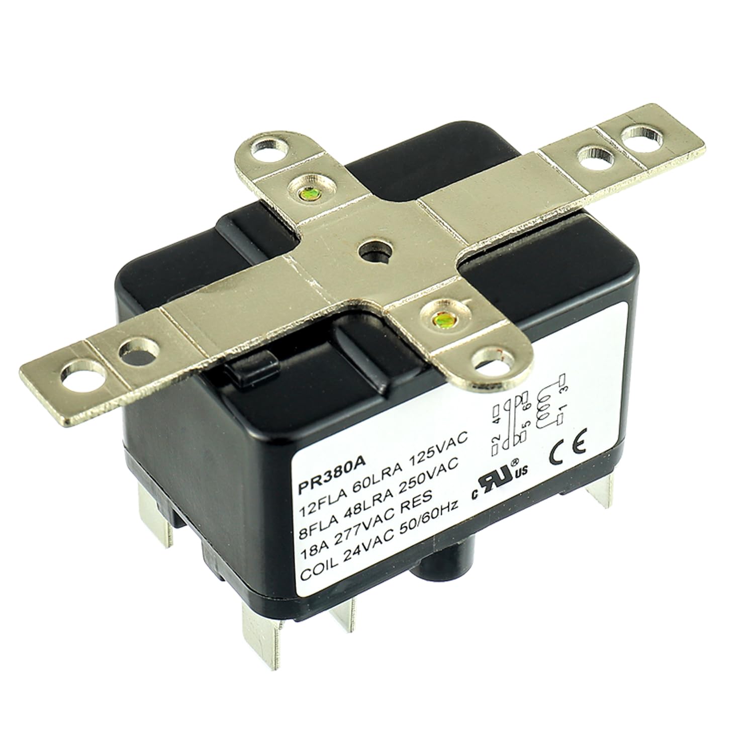 Photo 1 of HUAREW 24V Fan Relay 90-380 AC Fan Relay AC Switch SPST for Fan Control HVAC Coleman Furnace Blower Humidifier Goodman Blower Heating Sequencer Relay