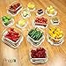 [26-Piece Set] Glass Storage Containers with Lids - Glass Food Storage Containers Airtight - Glass Containers With Lids - Glass Meal Prep Containers Glass Food Containers - Glass Lunch Containers