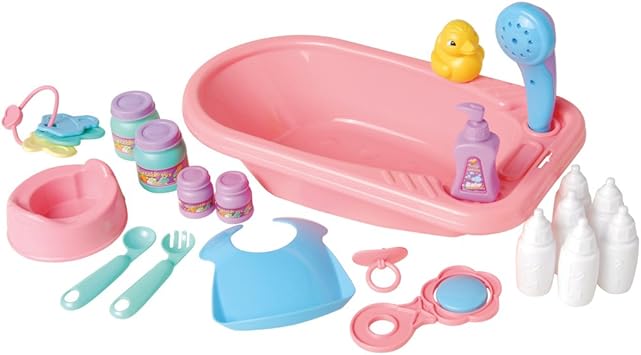 baby doll with bath set
