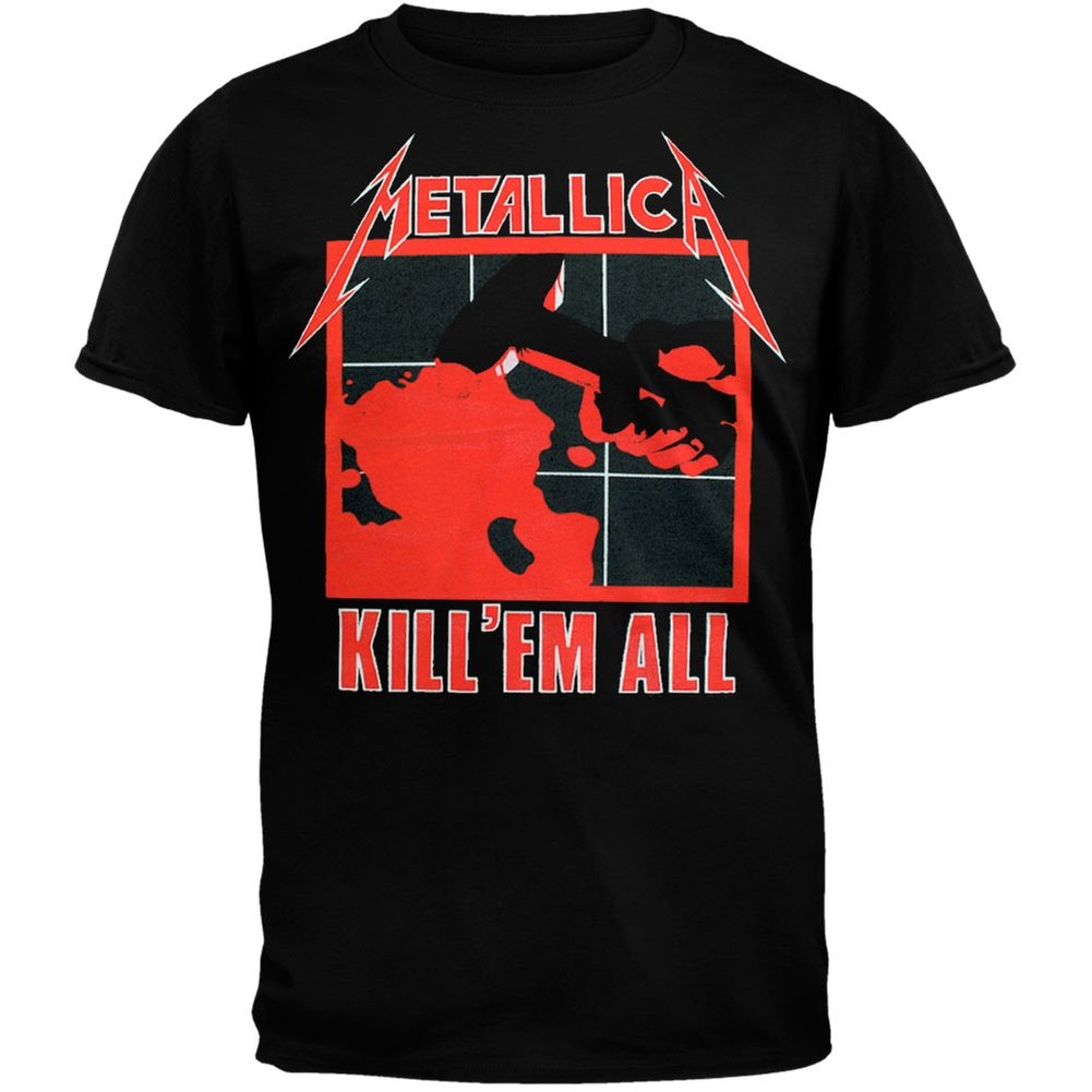 Old Glory Metallica Kill Em All T Shirt Black Kinihax