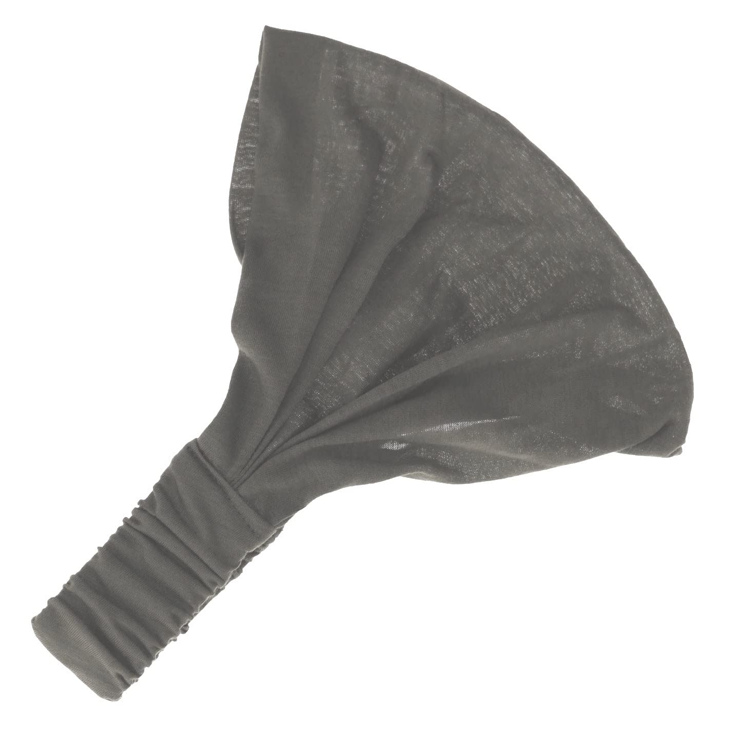 Topkids Accessories Adjustable Headbands for Women's Hair and Girls, Women's Fashion Headbands, Stretchy Headbands for Women, Wide Headband, Cotton Headbands for Women, Fabric Headband (Grey)