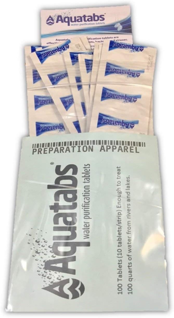 Aquatabs AQT100 Water Purification Tablets (Pack of 100)
