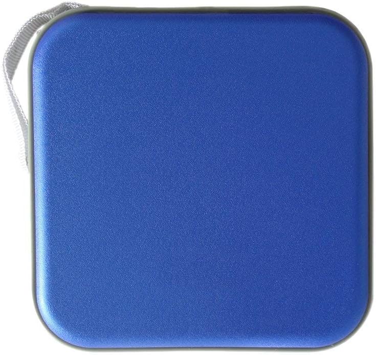 40 DVD/CD Case Holder with Extra Little Flap to Help The Disc Stay in Place Blue: Electronics