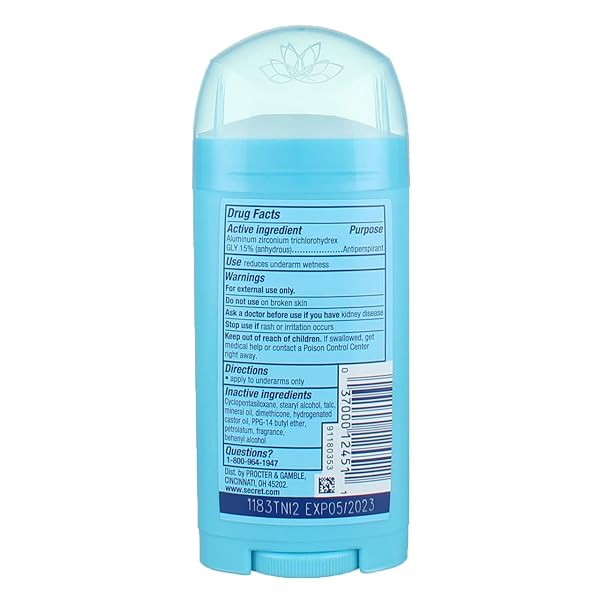 SECRET ANTI-PERSPIRANT DEODORANT WIDE SOLID, POWDER FRESH 2.7 OZ