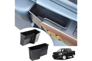 cutim Car Door Side Storage Box for 2022 2023 2024 Ford Maverick Accessories, Door Side Armrest Phone Pocket Organizer Insert Glove Pallet (Front Door and Back Door) 2PCS