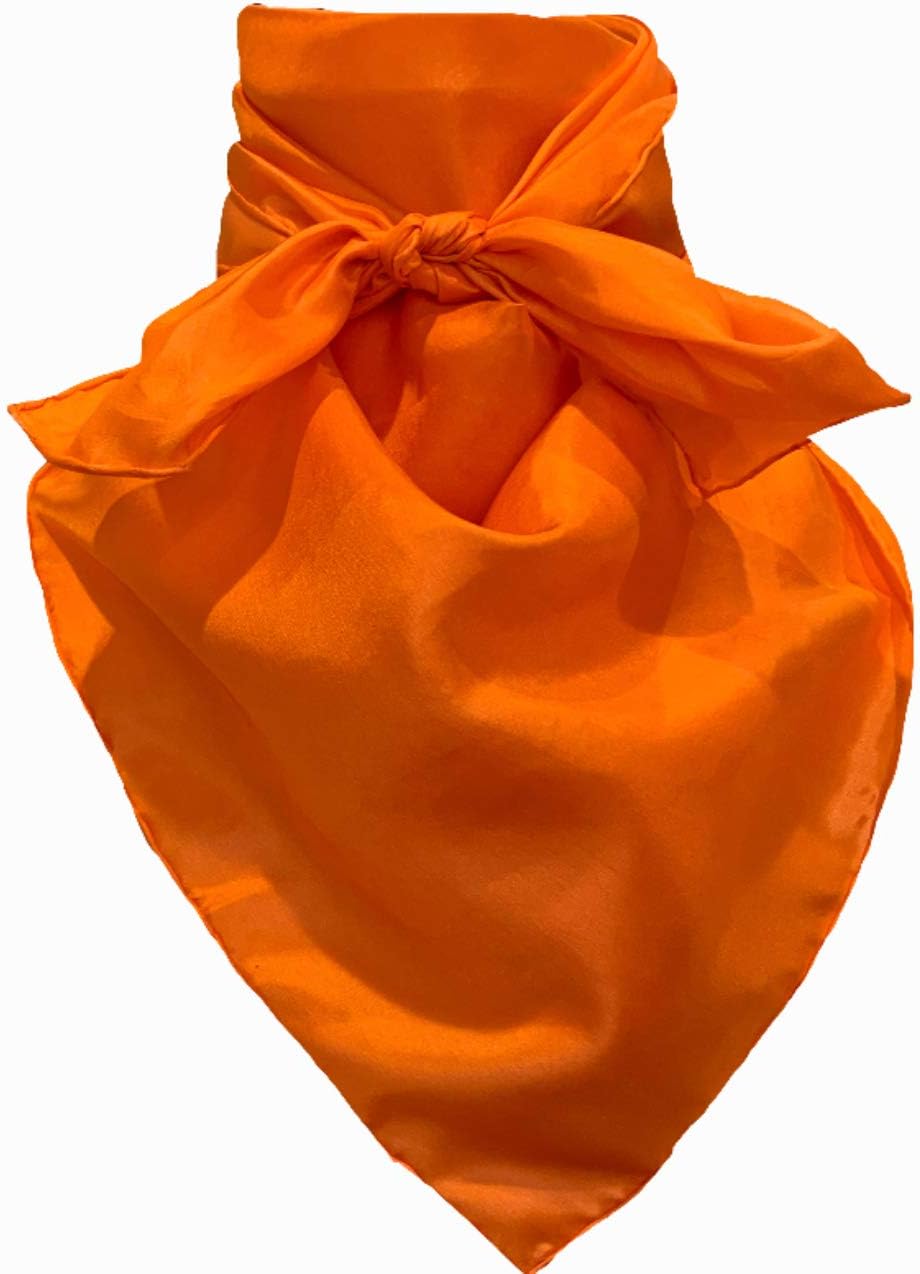Cowboy Shop Silk Scarves - Orange