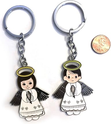 boy and girl keychain