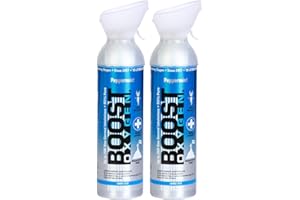 BOOST OXYGEN 95% Pure Oxygen Supplement, Portable Canister of Clean Oxygen, Increases Endurance, Recovery, Mental Acuity and Performance (10 Liter Canisters, 2 Pack, Peppermint)