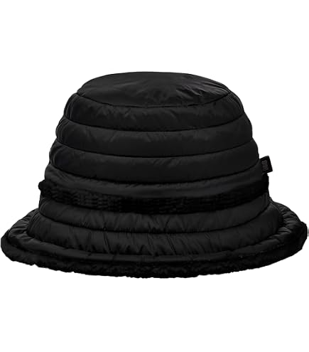 Amazon.com: UGG Womens Uggfluff Scalloped Hat Black One-Size  display picture 1