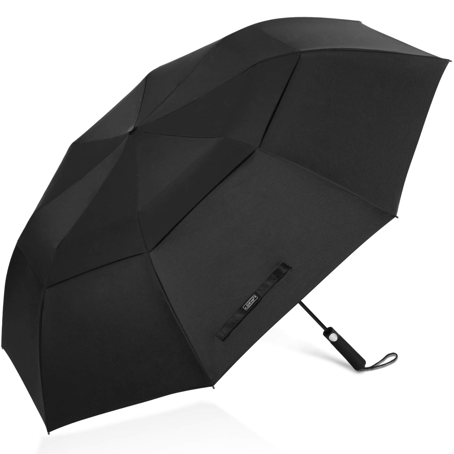 G4Free 62inch Portable Golf Umbrella Automatic Open Large Oversize Vented Double Canopy Windproof Waterproof Sport Umbrellas