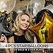 50th BIRTHDAY DECORATIONS & PARTY SUPPLIES - Party Favors/Accessories Great For Men and Women’s 50th Birthday Party & Anniversary - Includes a 50th Birthday Decor Banner & 22 Gold-Black Balloons Pack
