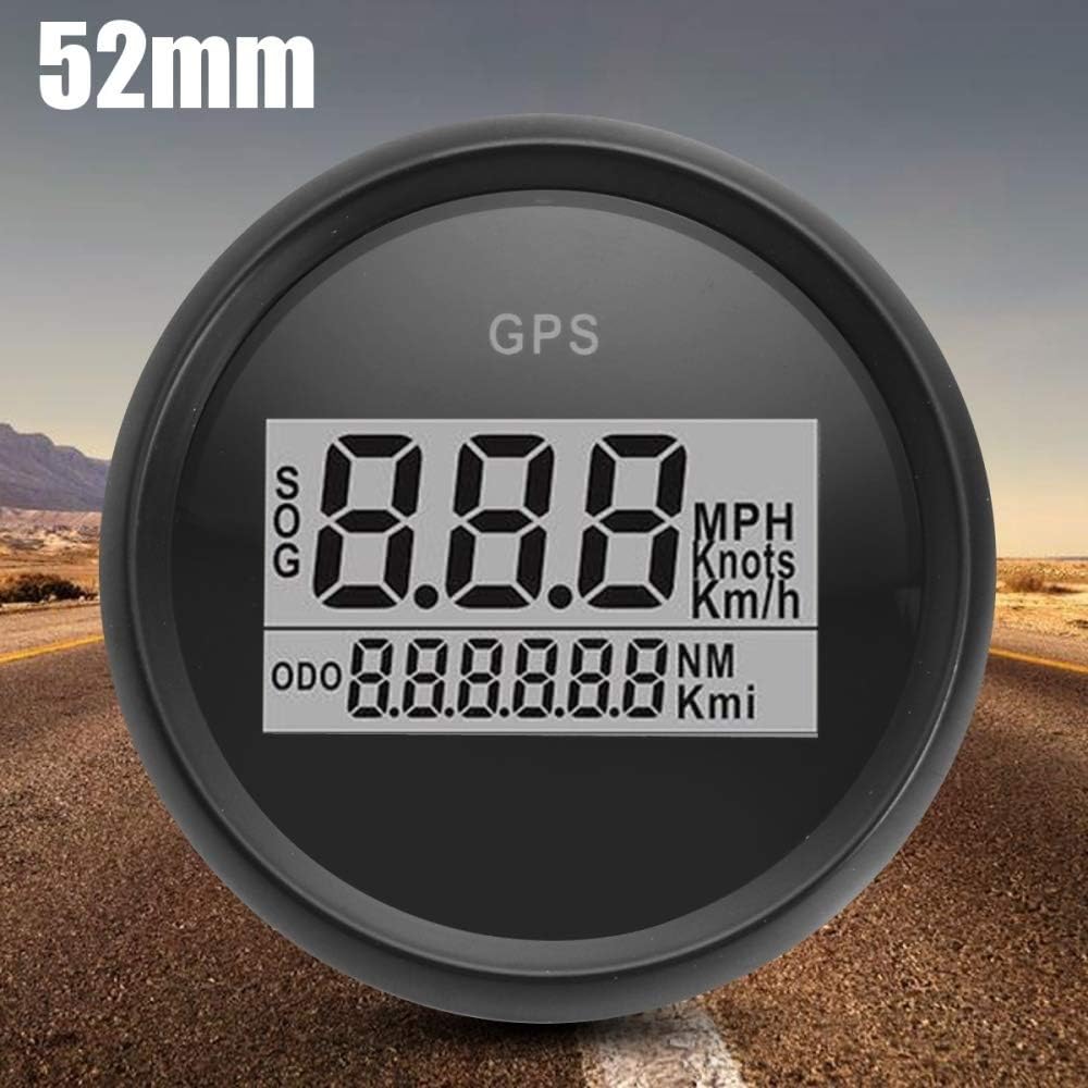 ELING Warranted Digital GPS Speedometer Odometer Gauge for Car Boat Motorbike With Backlight 2 inches(52mm) 12V 24 Volt - Image 3