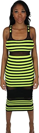 neon green dress amazon