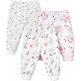 littogoose Baby Jogger Pants with Elastic Cuffs – Stay-On Lightweight Toddler Joggers, Soft & Stretchy Baby Pants, 3-Pack