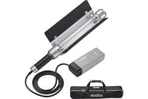 Godox AD-S200 Stick Flash Head 200W 5800K for AD200, AD200Pro and AD200Pro II Pocket Flashes with Barn Door, Carry Bag