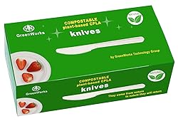GreenWorks Compostable Knives,100 Count