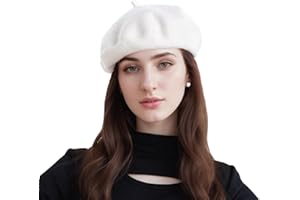 HENGWOYS Women's Beret Hats – Chic French Berets for Women, Premium Wool Beret – A Classic Wardrobe Addition for Stylish Women