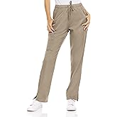 MediChic Women's 6-Pocket Scrub Pants – Cargo Straight Leg, 4-Way Stretch, Anti-Wrinkle, Flex Fabric Workwear Uniforms
