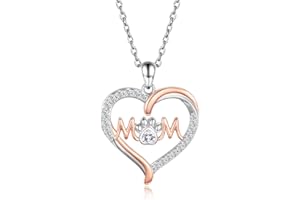 SARIEL Dog Mom Necklace for Women 925 Sterling Silver Heart Cat Pet Paw Print Pendant Jewelry Birthday Mothers Day Gift for Puppy Mom
