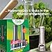 Ecoline Home Salt and Pepper Grinders/Mills Set- 2 Stainless Steel Manual Mills with Adjustable Ceramic Grinding Mechanism and Convenient Stand- Best Quality Shakers