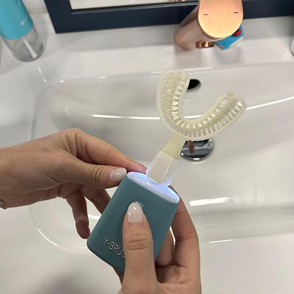 Y-BRUSH NEW 2025 ESSENTIAL – SONIC ELECTRIC TOOTHBRUSH – 3 MONTHS BATTERY LIFE WITH USB-C – 2 BRUSHING MODES – CLINICALLY PROVEN – ADULT