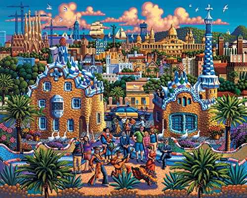 Jigsaw Puzzle - Barcelona 500 Pc By Dowdle Folk Art