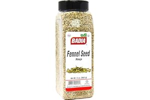 Badia Fennel Seed Whole, 14 oz - Whole Seeds, Mild Sweet Flavor, Gluten Free, Kosher