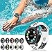 Galaxy Watch 46mm Bands, Gear S3 Bands, KADES 22mm Universal Replacement Strap with Quick Release Pin Compatible for TicWatch Pro/Amazfit Stratos Smart Watch- White/Black