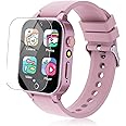 Wiszodet Kids Smart Watch for Girls with 26 Games, HD Touchscreen Camera Music Player Flashlight Pedometer Audiobook, Birthday Gifts Toy for Girls Age 6-12 Kids Watch with 2 Screen Protector