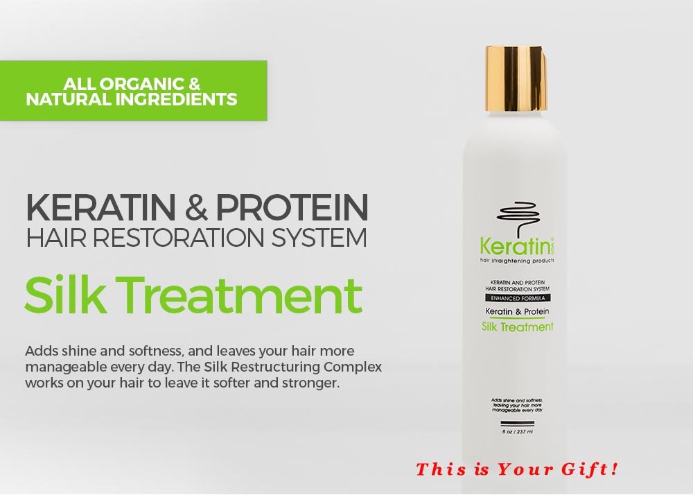 Keratin HairStraightening FormaldehydeFree w/LCysteine Treatment Duo