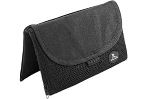 Running Buddy Fanny Pack - Water-Resistant Running Gear Waist Bag - Sweat-Proof Phone & Money Belt Pocket - No-Bounce Chafe-Free Running Belt - XL, Black