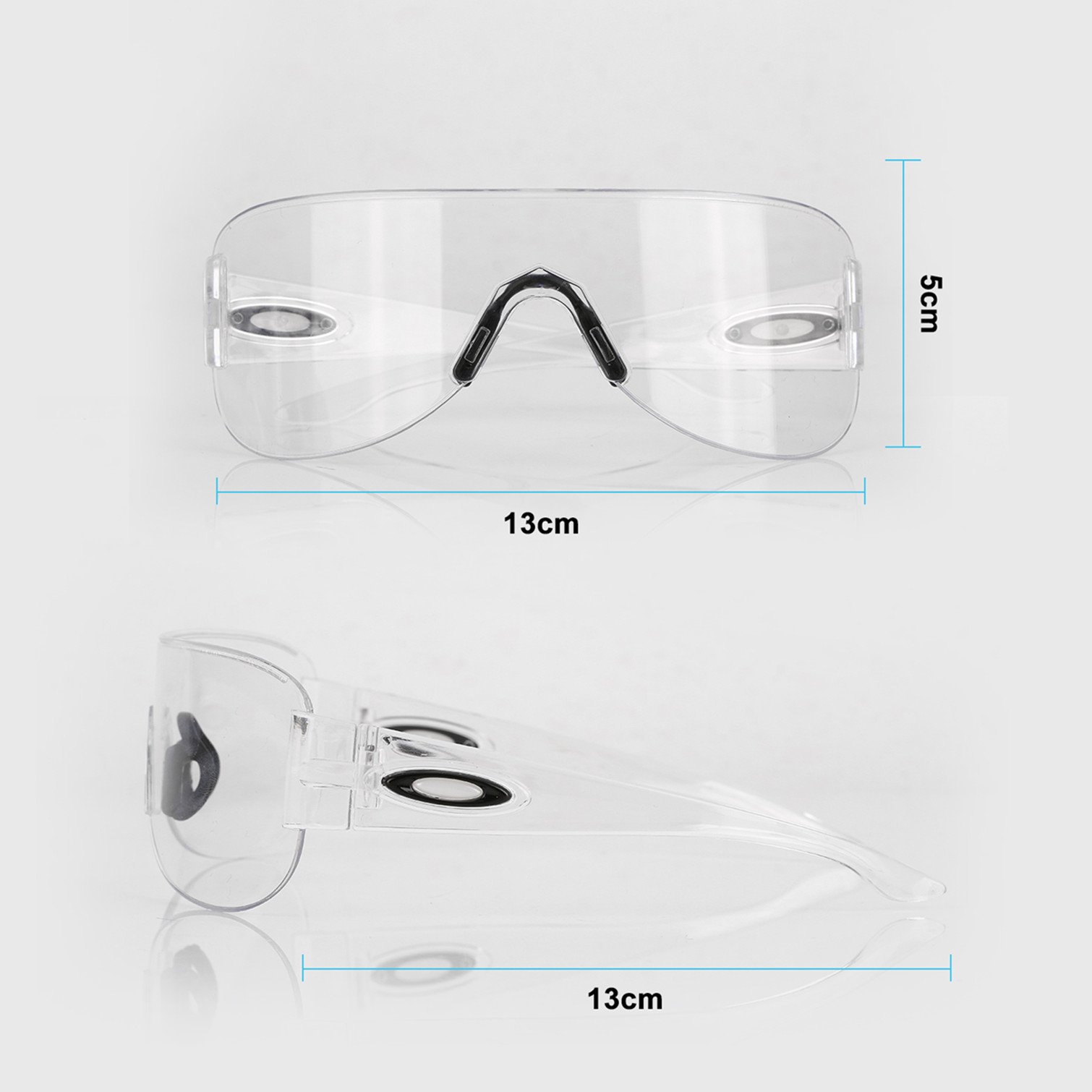 2pcs Clear Lenses Children's Safety Glasses,Protective Goggles Eyeware