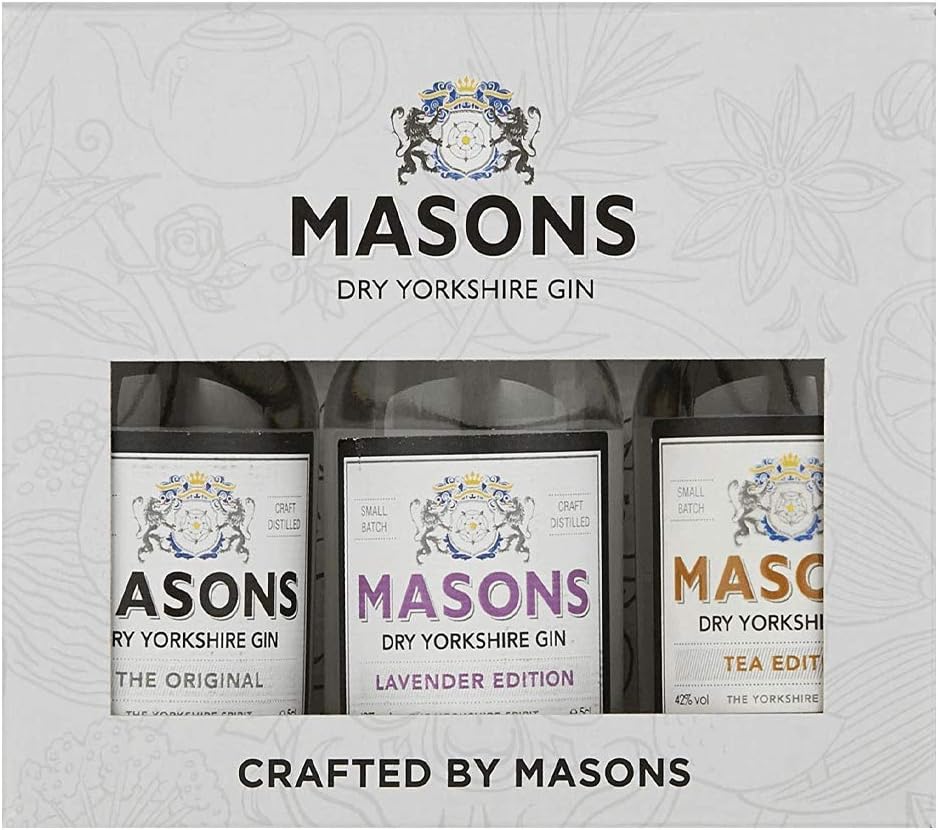 Masons 3 x 5 cl Gin Gift Set