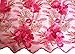 LaceQin 5 Yards 3D Swiss Yarn Lace Wedding African Lace Fabric French Royal Lace Fabric Silver White Yellow 4 Colors (Pink)