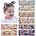 ALinmo 52Pcs Flower Hair Bow Clips and Hair Rubber Band Hair Ties Hair Accessories for Baby Girls Infants Toddler Kids